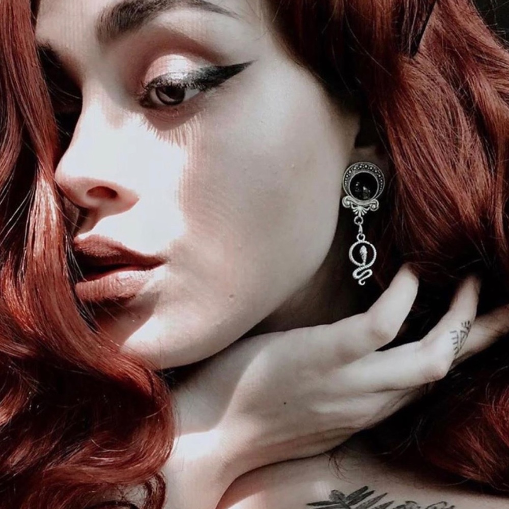 New Serpent Snake Gauges Dangle Plugs